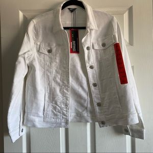 Soft White Denim Jacket size M